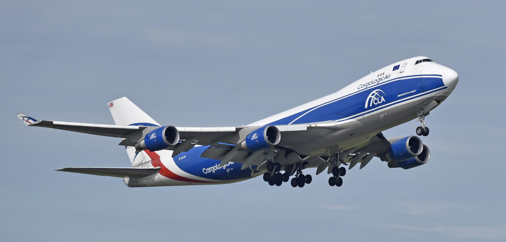 Boeing 747-400F of CargoLogic Air, Registration Number G-CLAA